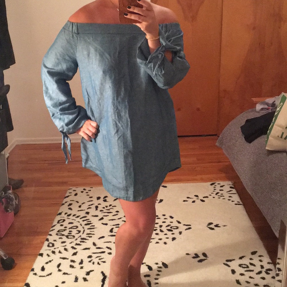 Free people denim dress/top